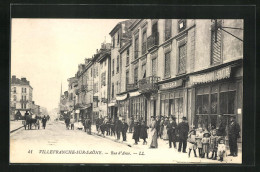 CPA Villefranche-sur-Saone, Rue D`Anse  - Villefranche-sur-Saone