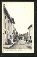 CPA Chambost-Allières (Rhône), Route De Lamure  - Autres & Non Classés