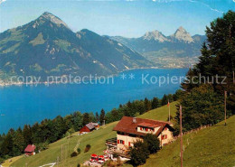 12751742 Emmetten Berghaus Haerggis Vierwaldstaettersee Alpenpanorama Emmetten - Andere & Zonder Classificatie