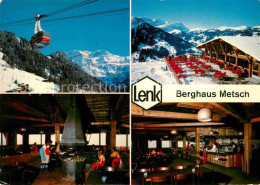 12751294 Lenk Simmental Berghaus Metsch Seilbahn Lenk Simmental - Autres & Non Classés