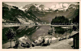 12747961 Lenk Simmental Panorama Mit Blick Zum Wildstrubel Berner Alpen Uferweg  - Autres & Non Classés