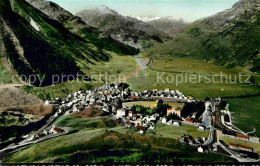 12744168 Andermatt Mit Furka Fliegeraufnahme Andermatt - Andere & Zonder Classificatie