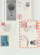 Ten Balloon Covers - Mostly European. Postal Weight 0,06 Kg. Please Read Sales Conditions Under Image Of Lot  - Otros (Aire)