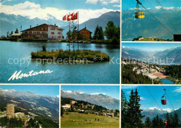 12739894 Montana-Vermala Hotel Am See Insel Bergbahn Alpenpanorama Montana Verma - Andere & Zonder Classificatie