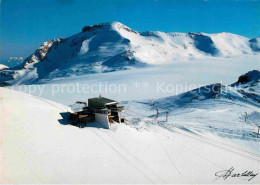 12737568 Crans-Montana Telepherique De La Plaine Morte Et Le Wildstrubel Vue Aer - Altri & Non Classificati