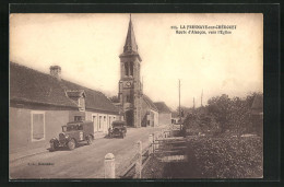 CPA La Fresnaye-sur-Chédouet, Route D`Alencon Vers L`Eglise  - Otros & Sin Clasificación