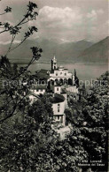 12735132 Locarno Lago Maggiore Madonna Del Sasso Wallfahrtskirche Alpenblick Loc - Autres & Non Classés
