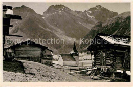 12733553 Sertig Doerfli Mit Mittagshorn Plattenhorn Hoch Dusan Sertigpass - Sonstige & Ohne Zuordnung