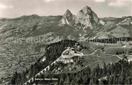 12733532 Schwyz Drahtseilbahn Schwyz Stops Fliegeraufnahme Schwyz - Andere & Zonder Classificatie