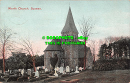 R535140 Worth Church. Sussex. A05151. Dolphin Series. 1907 - Monde