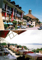 12733111 Murten Morat Hotel Krone Seeterrasse Murten - Andere & Zonder Classificatie