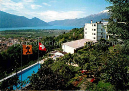 12733094 Orselina Locarno Lago Maggiore Hotel Orselina Blick Auf See Und Alpen L - Autres & Non Classés