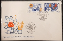 FDC Vietnam Viet Nam Imperf Stamps 1993 : 7th Congress Of Vietnamese Trade Union / Oil Rig / Plane / Electricity (Ms669) - Vietnam