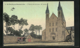 CPA Saint-Martin-de-Boscherville, L'Eglise Saint-Georges  - Saint-Martin-de-Boscherville