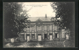 CPA Hautot-Saint-Sulpice, La Mairie Et L'Ecole  - Autres & Non Classés