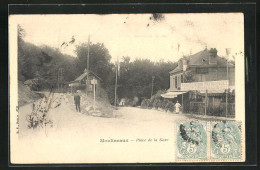 CPA Moulineaux, Place De La Gare  - Autres & Non Classés