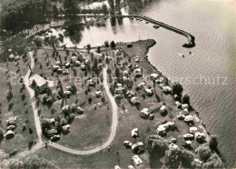 12731748 Yverdon VD Camping Lac De Neuchatel Vue Aerienne  - Autres & Non Classés