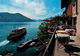 12730571 Porto Ronco Pensione Ristorante Posta Lago Maggiore Dampfer Porto Ronco - Andere & Zonder Classificatie