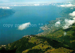 12727134 Montreux VD Les Rochers De Naye Lac Leman Genfersee Fliegeraufnahme Mon - Autres & Non Classés