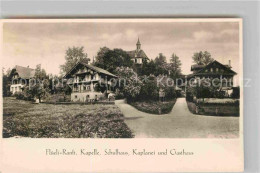 12726804 Flueeli-Ranft Kapelle Schulhaus Kaplanei Und Gasthaus Flueeli-Ranft - Altri & Non Classificati