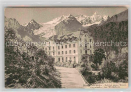 12726758 Hohfluh Bruenig BE Hotel Schweizerhof Mit Rosenlauigletscher Und Wetter - Andere & Zonder Classificatie