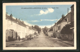 CPA Saint-Christophe-en-Brionnais, La Grande Rue  - Sonstige & Ohne Zuordnung