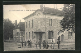 CPA Pierre-en-Bresse, Hôtel Des Postes  - Autres & Non Classés