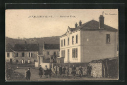 CPA St-Vallerin, Mairie Et Ecole  - Sonstige & Ohne Zuordnung