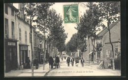 CPA Saint-Léger-sur-Dheune, Avenue De La Gare  - Sonstige & Ohne Zuordnung