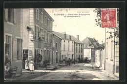 CPA Cuisery, Hotel Des Voyageurs Et Gendarmerie  - Other & Unclassified