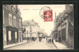 CPA Digoin, Avenue De La Gare  - Digoin