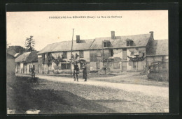 CPA Choqueuse-les-Bénards, La Rue De Catheux, Vue De La Rue  - Otros & Sin Clasificación