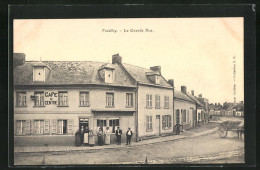 CPA Fouilloy, La Grande Rue, Vue De La Rue  - Otros & Sin Clasificación