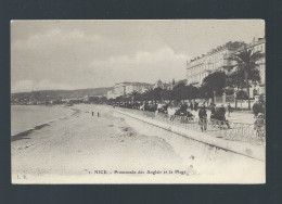 CPA - 06 - Nice - Promenade Des Anglais Et La Plage - Animée - Circulée En 1906 - Otros & Sin Clasificación