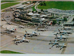 12725308 Zuerich ZH Fliegeraufnahme Flughafen Zuerich - Altri & Non Classificati