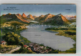 12724698 Zug ZG Karte Des Zugersee Zug - Altri & Non Classificati