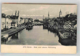 12724694 Zuerich ZH Blick Vom Oberen Muehlensteg Zuerich - Sonstige & Ohne Zuordnung