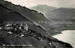 12719813 Caux VD Mountain House Dents Du Midi Lac Leman Genfersee Alpen Montreux - Autres & Non Classés