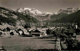 12719812 Lenk Simmental Panorama Blick Zu Berner Alpen Mit Wildstrubel Gletscher - Andere & Zonder Classificatie