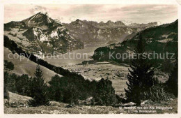 12719800 Niederurnen Ausblick Von Der Alp Morgenholz Alpenpanorama Niederurnen - Altri & Non Classificati