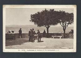 CPA - 06 - Nice - Plateforme Du Château Et Vue Panoramique - Animée - Circulée En 1916 - Autres & Non Classés