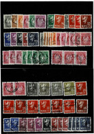 NORVEGIA ,"Corno Di Posta + Leone Rampante" ,66 Pezzi Usati Con Ripetizioni ,qualita Ottima - Used Stamps