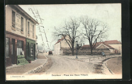 CPA Gouvieux, Place Des Deux Tilleuls  - Gouvieux