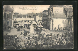 CPA Grandvilliers, Place Barbier, Pendant La Guerre De 1914  - Grandvilliers