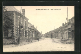 CPA Roye-sur-Matz, La Grande Rue  - Other & Unclassified