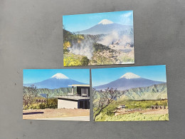 Lot Of 3 国立公園 富士箱根 大涌谷 Rest-house, Mt. Fuji, Fuji-Hakone-Izu National Park, Owakidani , JAPAN JAPON POSTCARD - Other & Unclassified