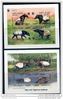 WWF W.W.F. Viet Nam Vietnam MNH Imperf Sheetlets 1995 : Malayan Tapir / Fauna (Ms706) - Unused Stamps