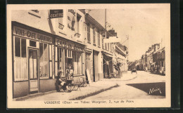 CPA Verberie, Tabac Wagner, 2, Rue De Paris  - Verberie