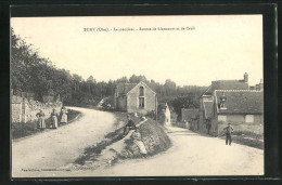 CPA Bury, La Jonction, Routes De Liancourt Et De Creil  - Liancourt