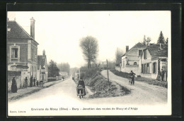 CPA Bury, Jonction Des Routes De Mouy Et D`Angy  - Mouy